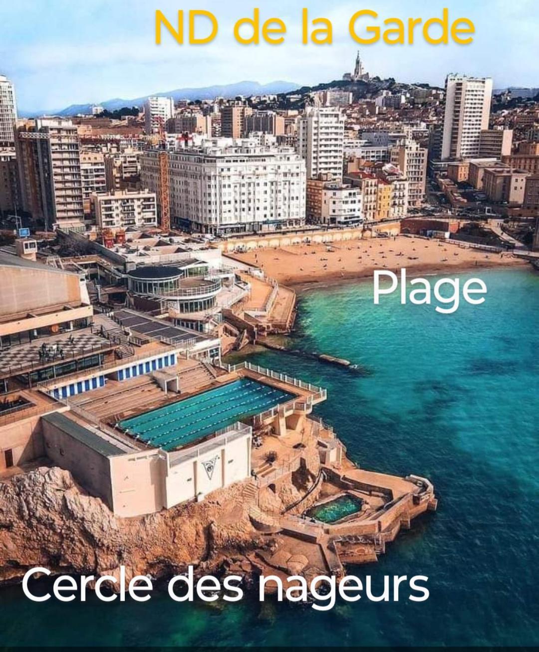 Studio Coin Nuit, Entre Plage Et Centre Marseille Exteriér fotografie
